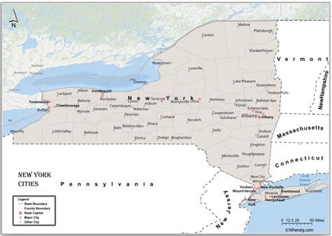 list of cities in new york by population|List of municipalities in New York .